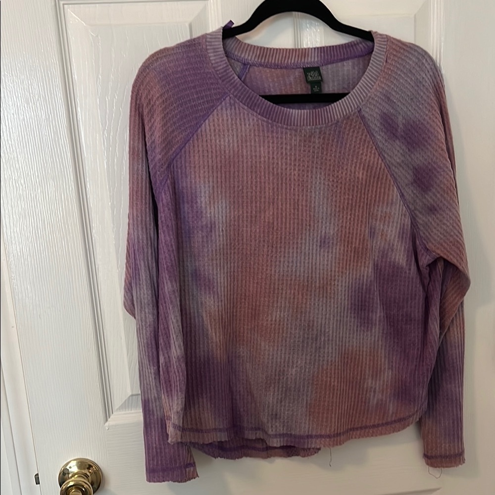Purple Tie-Dye Women's Top